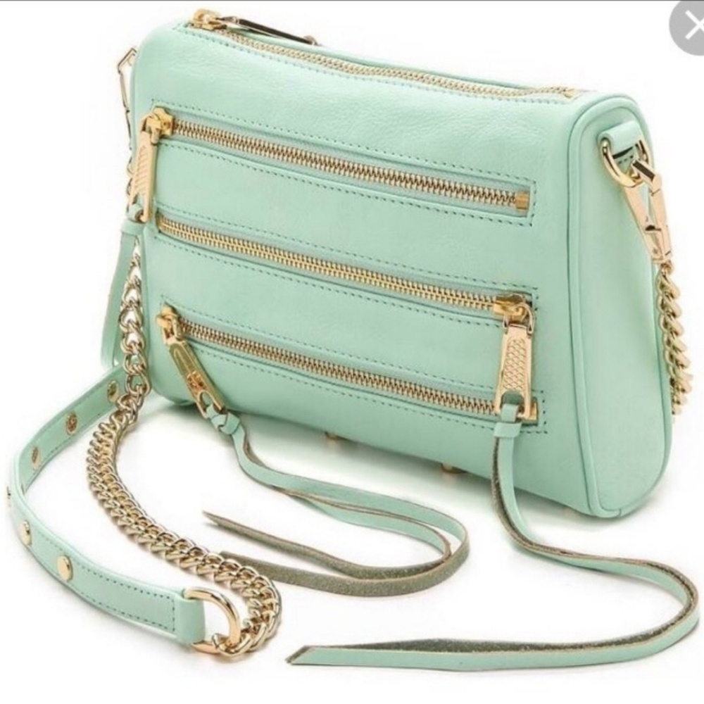Rebecca Minkoff 5 zip mini crossbody bag